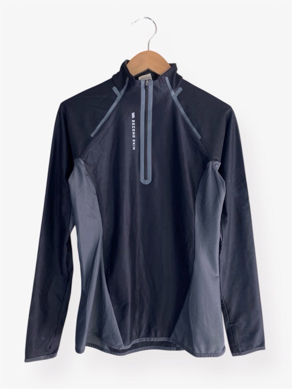 Second Skin Women’s Active Jacket Running Pullover Key Description Black Medium